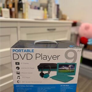 Portable DVD Player - Teal